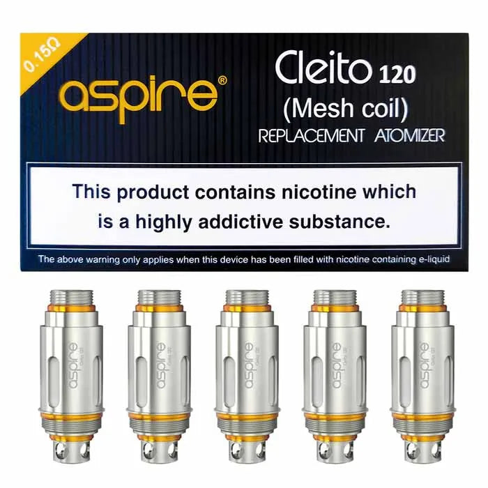 Aspire Cleito 120 Coils (5 Pack)