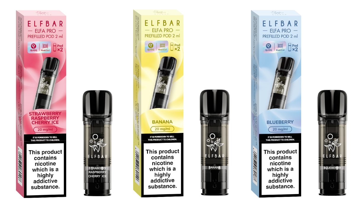 Elf Bar Elfa Pro / Lost Mary Tappo Replacement Pods (2 Pack)