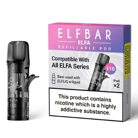 Elf Bar Elfa Refillable Pods (2 Pack)