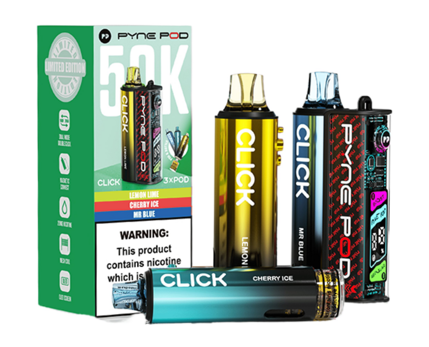 Pyne Pod Click 50K Prefilled Kit