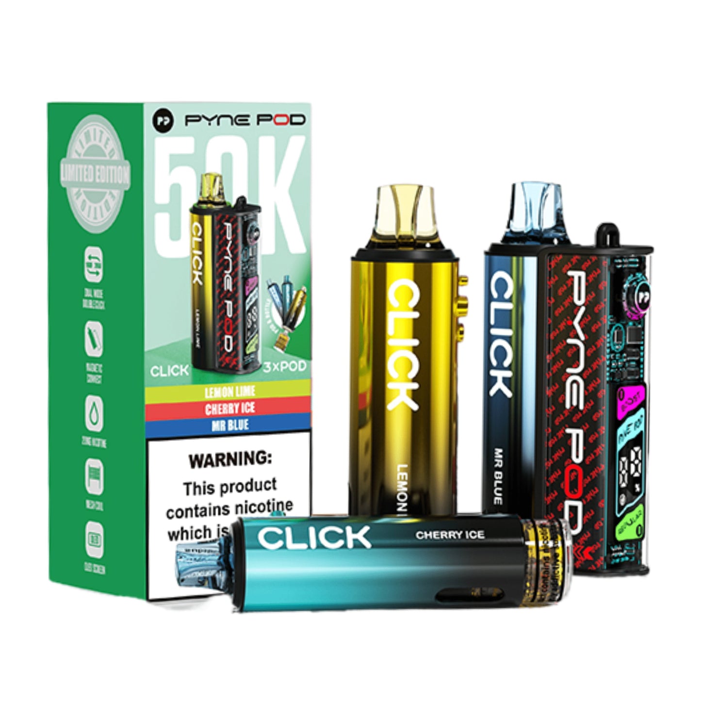 Pyne Pod Click 50K Prefilled Kit